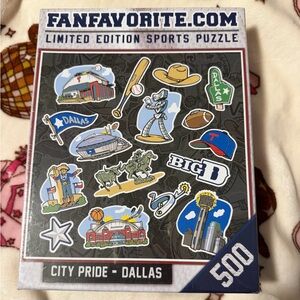 Fan favorite Dallas City Pride Limited Edition Sports Puzzle